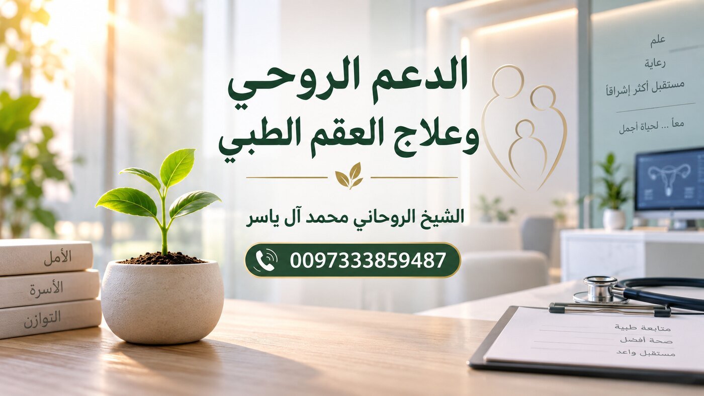 الدعم الروحي وعلاج العقم الطبي | 0097333859487