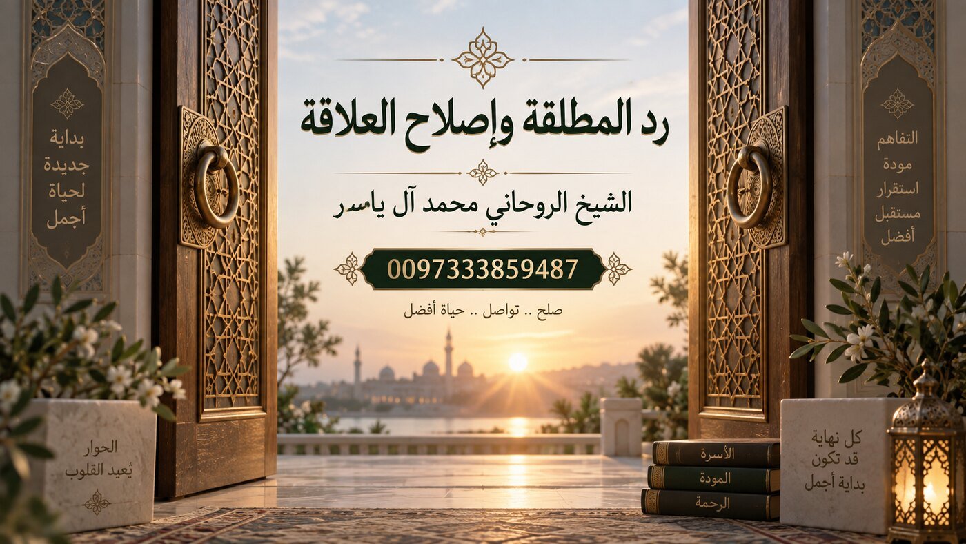 رد المطلقة وإصلاح العلاقة | 0097333859487